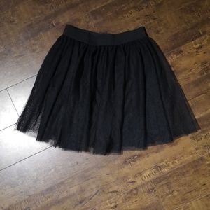 Mini black skirt